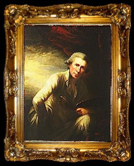 framed  George Romney Self portrait, ta009-2